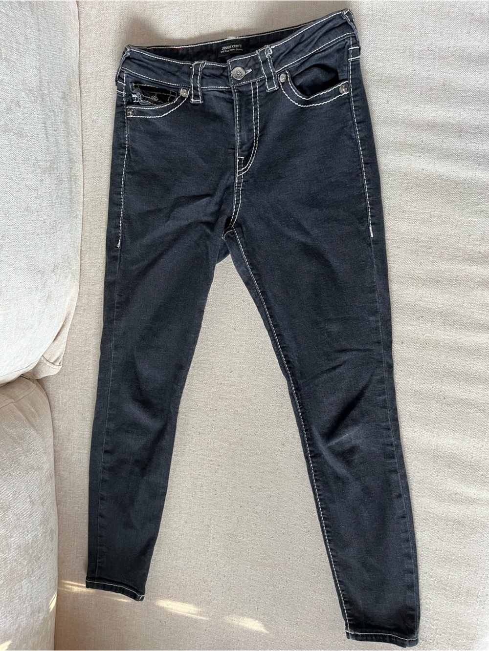 True Religion Jennie Curvey Mid Rise Super Skinny Women's Jeans 28/ 26.5 inseam - Picture 7 of 7